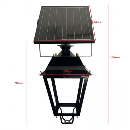 LED straatlamp Villa Solar 200W 3CCT | 1700 lm
