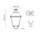 LED straatlamp Villa 40W-60W Bridgelux SMD3030 180 lm/W