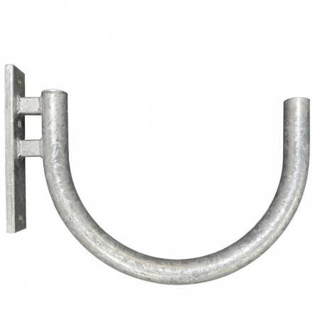 Brazo VERA Curvo 60mm para Columna y Pared Galvanizado