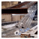 Brazo VERA Curvo 60mm para Columna y Pared Galvanizado