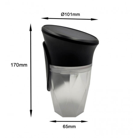 LED Solar Wall Light COFFEE 200Lm with Motion Sensor - CCT - IP54