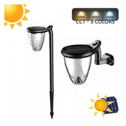 Aplique Solar LED 3X1 - 200Lm - CCT - IP54