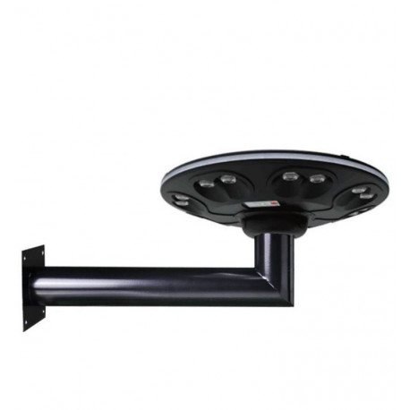 LED Street Light Pole Bracket - Steel - Black - 54 cm
