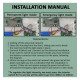 LED Emergency Light 400lm + Ceiling Kit Auto Test 6500K