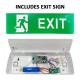 LED noodverlichting 400 lm + plafondkit, auto test, IP20, 6500 K
