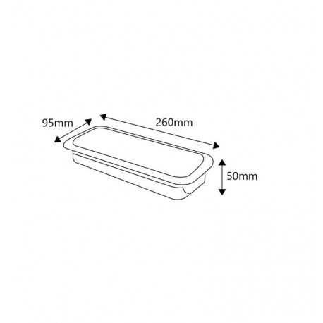 LED noodverlichting 400 lm + plafondkit, auto test, IP20, 6500 K