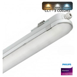 Pantalla Estanca LED 40W COREPLUS EVO 120CM | Driver Philips Xitanium | 3CCT | IP66