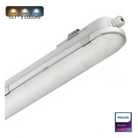 LED Waterproof Batten 40W COREPLUS EVO 120cm | 3CCT | IP66
