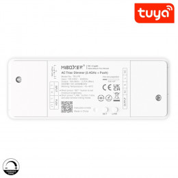 LED TRIAC Dimmer + Push + RF 2.4GHz 100-240V 500W Tuya