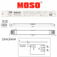 LED voeding MOSO 24VDC 60W constante spanning serie MUS