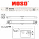 LED voeding MOSO 12VDC 60W constante spanning Serie MUS