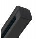 3-fase led rail aluminium 2 m zwart voor ledspots