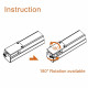 LED High Bay 60cm 18W 5CCT Linear Light Bar IP44