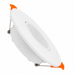 LED Recessed GU10 Adjustable Round White Trim (PC)