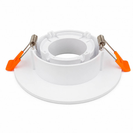 LED Recessed GU10 Adjustable Round White Trim (PC)