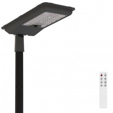 LED Solar Street Light EcoSun 240W 4800Lm | PIR + Remote | 6500K IP65