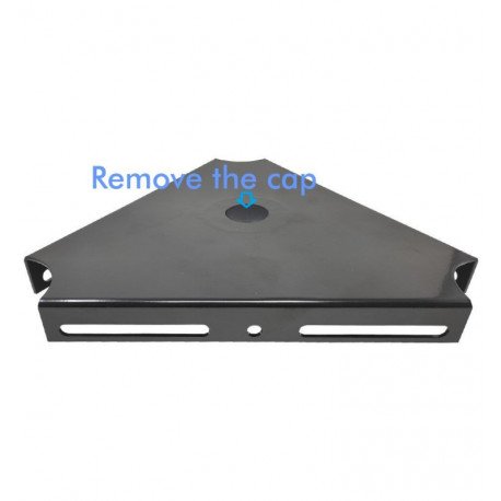 Soporte para 1, 2 o 3 Proyectores LED en columna farola exterior