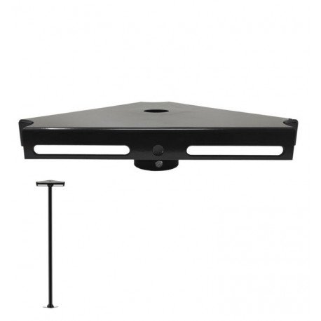Montagebeugel voor 1, 2 of 3 led-schijnwerpers op led-straatverlichting (buiten)