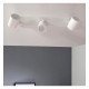 Wand- of plafondlamp led wit plafond 3x GU10 voor binnen minimalistisch