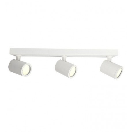 Aplique LED de techo blanco 3x GU10 para interior minimalista