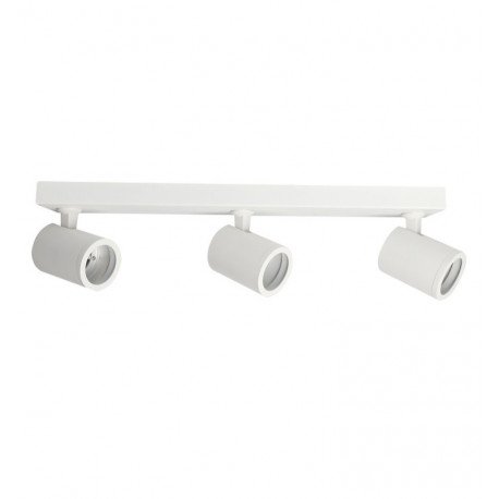 Aplique LED de techo blanco 3x GU10 para interior minimalista