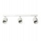 Wand- of plafondlamp led wit plafond 3x GU10 voor binnen minimalistisch