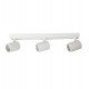 Wand- of plafondlamp led wit plafond 3x GU10 voor binnen minimalistisch