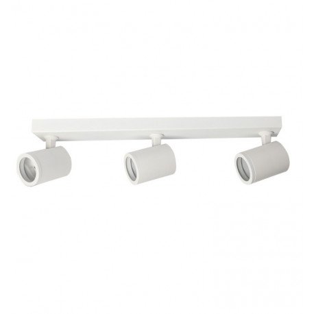 Aplique LED de techo blanco 3x GU10 para interior minimalista