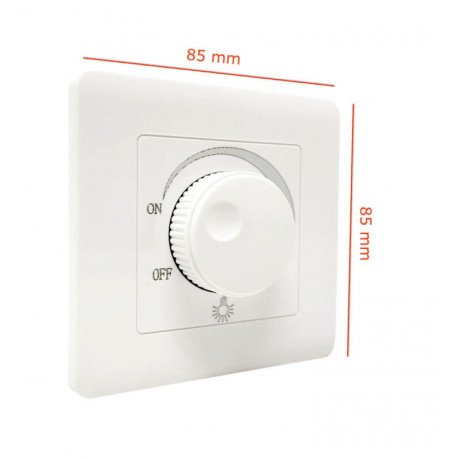 Triac LED-dimmer 600W wandregelaar 220V AC