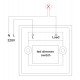 Triac LED-dimmer 600W wandregelaar 220V AC
