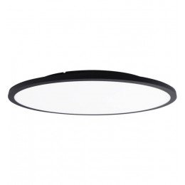 Led-paneel 40W dimbaar voor plafond inbouw/opbouw OSLO zwart Ø60