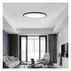 Led-paneel 40W dimbaar voor plafond inbouw/opbouw OSLO zwart Ø60