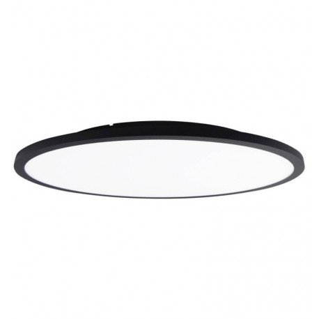 Panel LED 40W regulable para techo interior OSLO negro Ø60