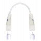 Koppelconnector voor ronde led-neon 16 mm, 28 cm