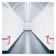 Ledbuis 13W 90 cm kristal hoge lichtopbrengst 300°