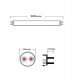 Ledbuis 13W 90 cm kristal hoge lichtopbrengst 300°