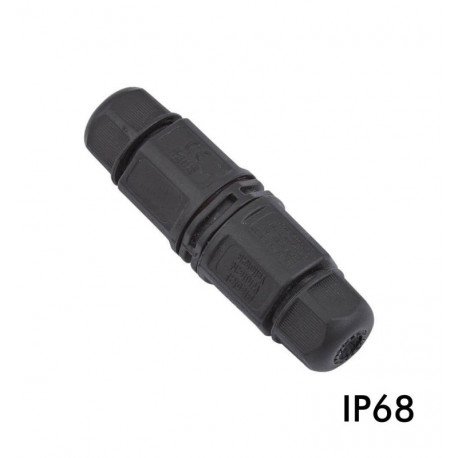 Kabelconnector in I-vorm IP68 voor buiten, schroef en nylon