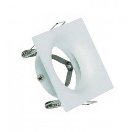 Downlight LED Aro fijo GU10-MR16 cromado mate orientable