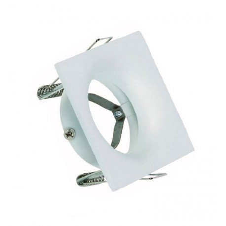 Downlight LED Aro fijo GU10-MR16 cromado mate orientable