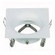Downlight LED Aro fijo GU10-MR16 cromado mate orientable