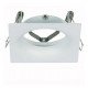 Downlight LED Aro fijo GU10-MR16 cromado mate orientable