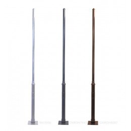 Columna REKA 3 m para farola exterior con pernos