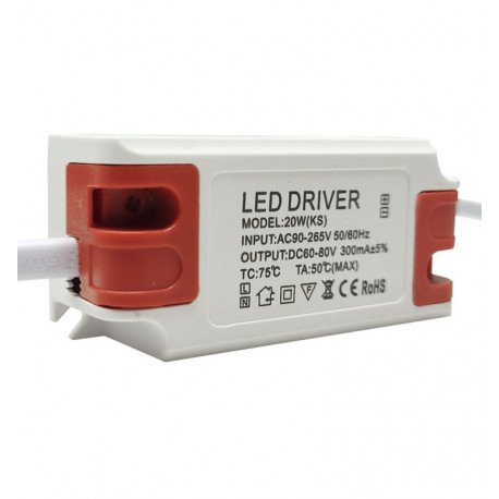 LED-driver 20W 300mA voor downlight en ledpanelen