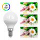 LED-lamp 6W E14 G45 220° OSRAM Chip DURIS sin flick