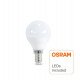 LED-lamp 6W E14 G45 220° OSRAM Chip DURIS sin flick
