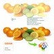 LED-lamp 6W E14 G45 220° OSRAM Chip DURIS sin flick