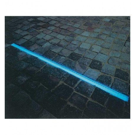 Perfil de aluminio para suelo con tapa translucida 2 metros