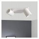 Plafond-wandlamp wit 2x GU10 inbouw (IP20)