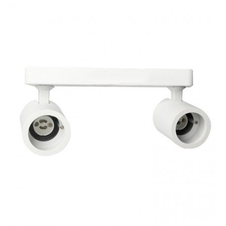 Plafond-wandlamp wit 2x GU10 inbouw (IP20)
