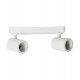 Plafond-wandlamp wit 2x GU10 inbouw (IP20)
